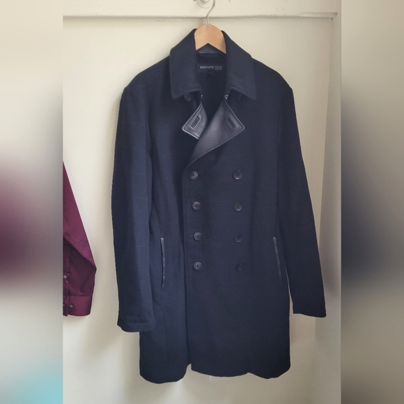 Kenneth Cole New York Other - Black Kenneth Cole Lined Peacoat Men's M Medium